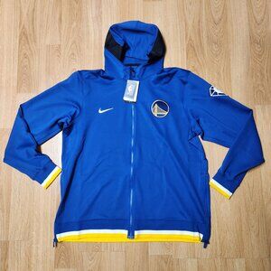 2021 Golden State Warriors NBA 75th Anniversary Nike showtime hoodie men sz 2XLT